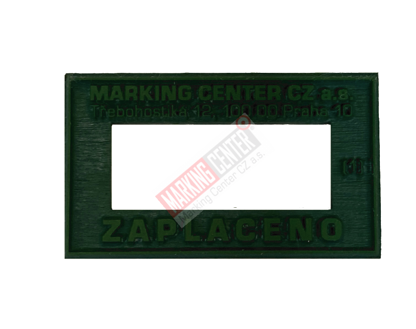 štoček 5466/PL, rozměr 55x32 mm