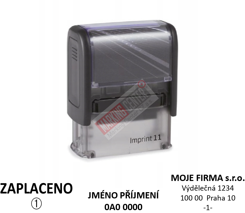 Imprint 8911, 37x13mm