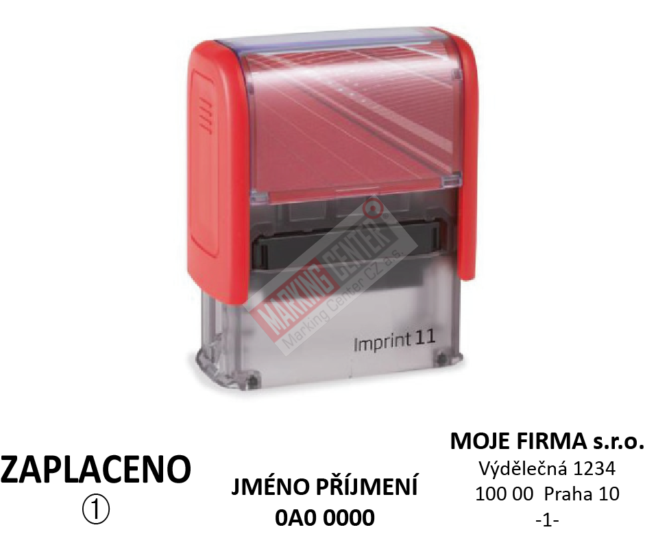 Imprint 8911, 37x13mm