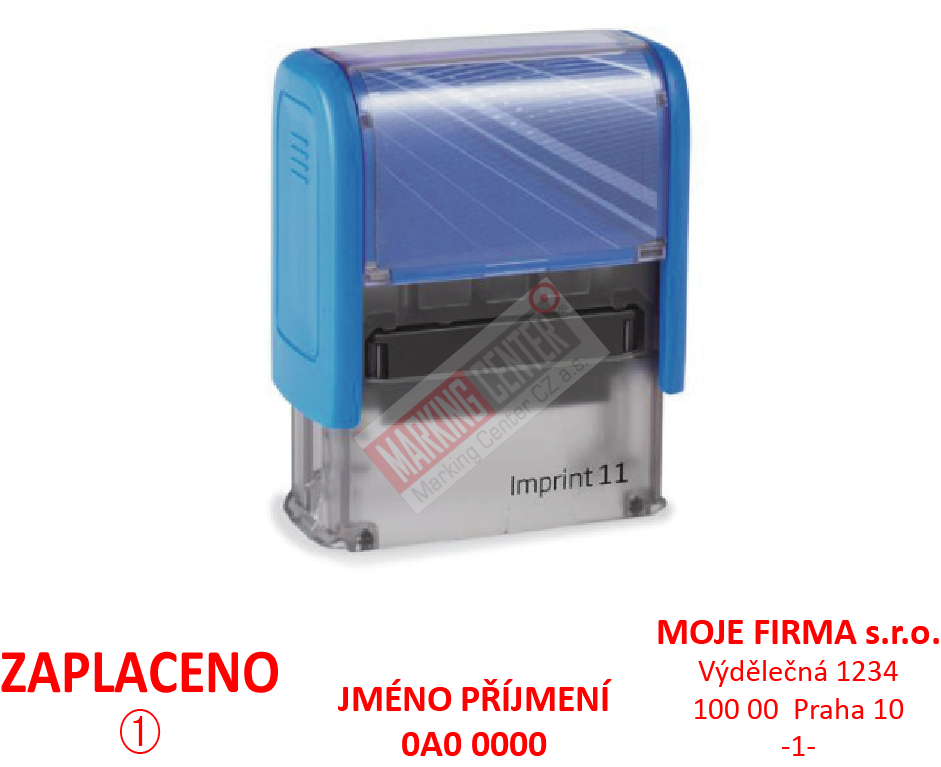 Imprint 8911, 37x13mm