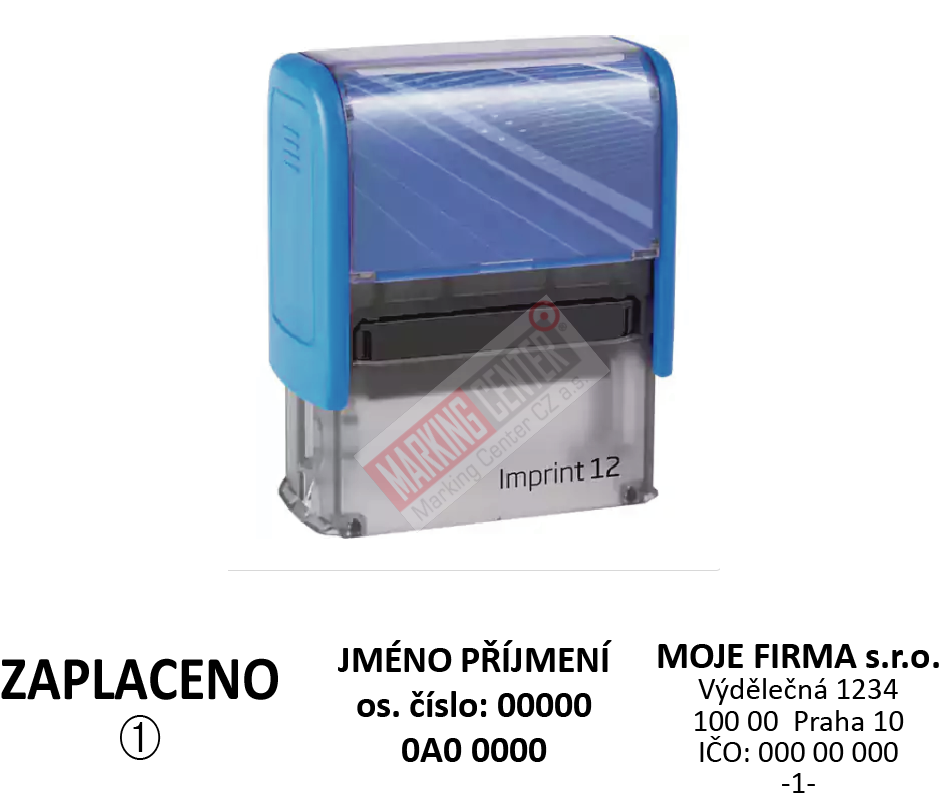 Trodat Imprint 8912, 47x18mm