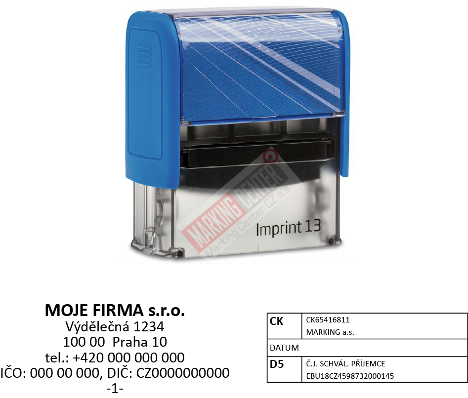 Trodat Imprint 8913, 57x21mm