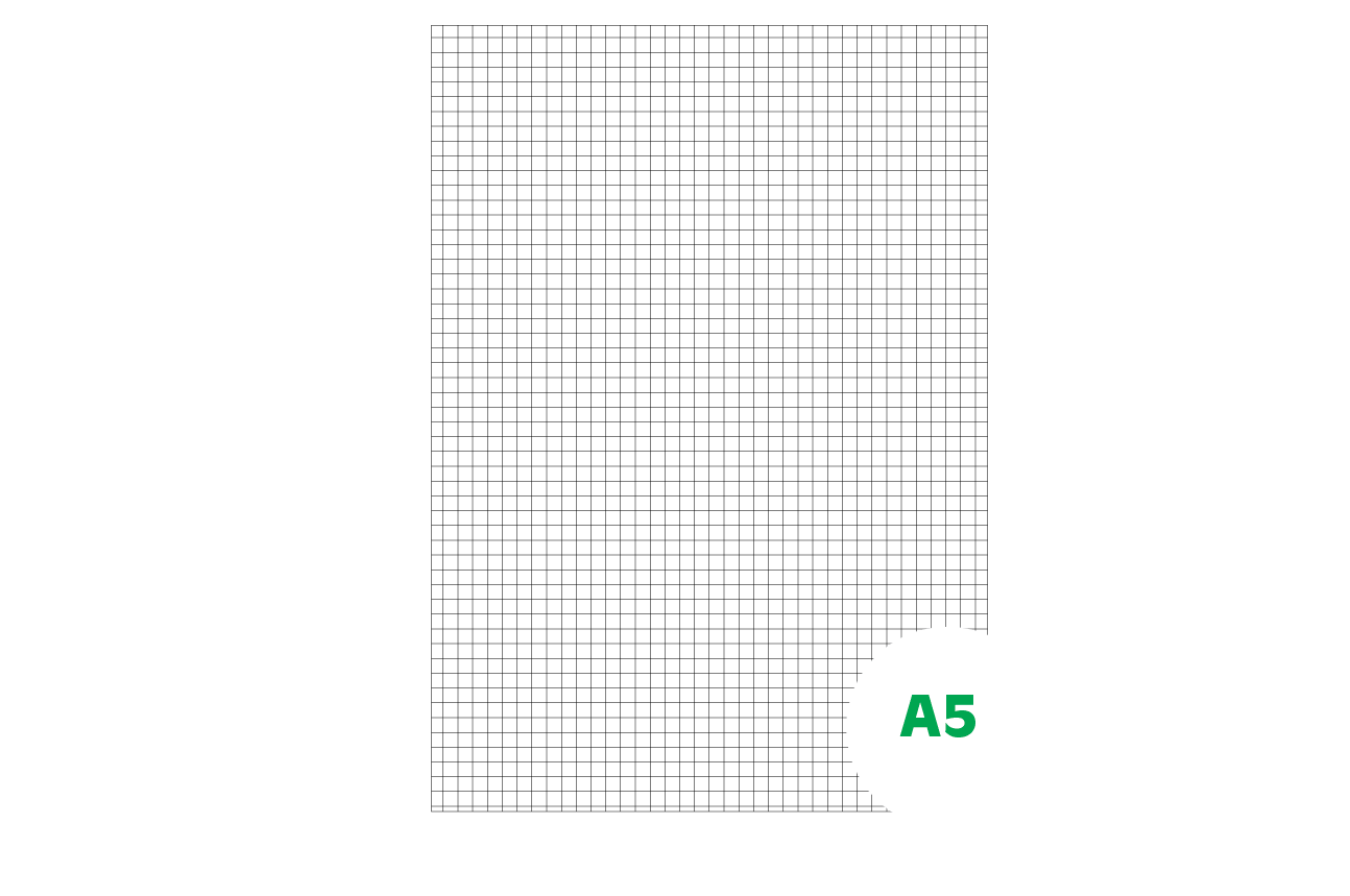 Blok A5 čtverečkovaný