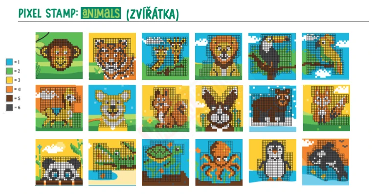 PIXEL STAMP Animals
