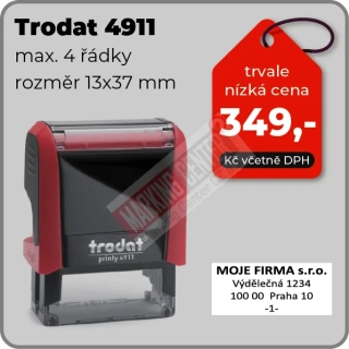 Trodat Printy 4911, 37x13mm
